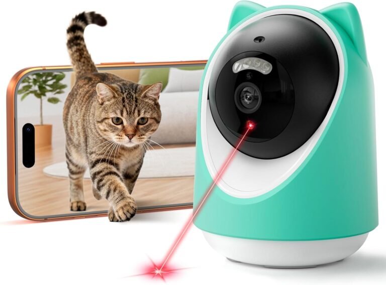 This Pet Camera With a Laser Let Me Play With My Cat From Work